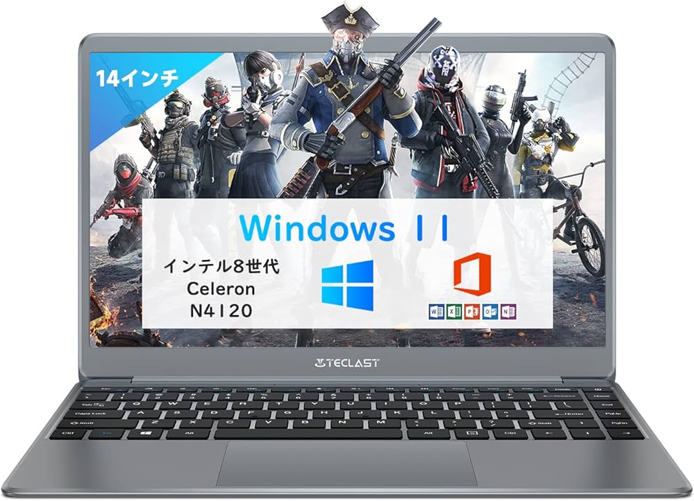TECLAST F7PLUS 2 8GB/256GB、14.1インチ F7 Plus 2 Laptop
