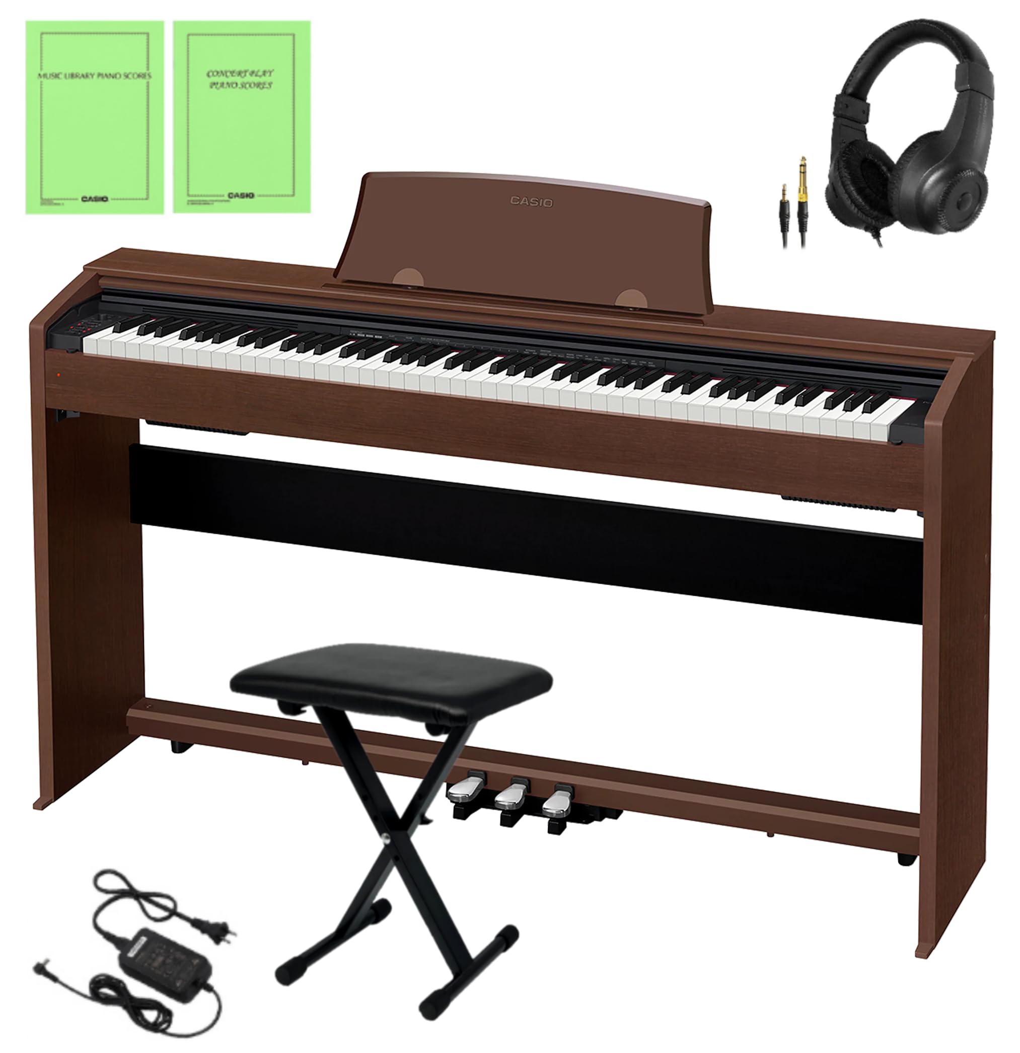 Amazon.co.jp: 【ピアノ椅子＆ヘッドホン＆楽譜集セット】CASIO カシオ