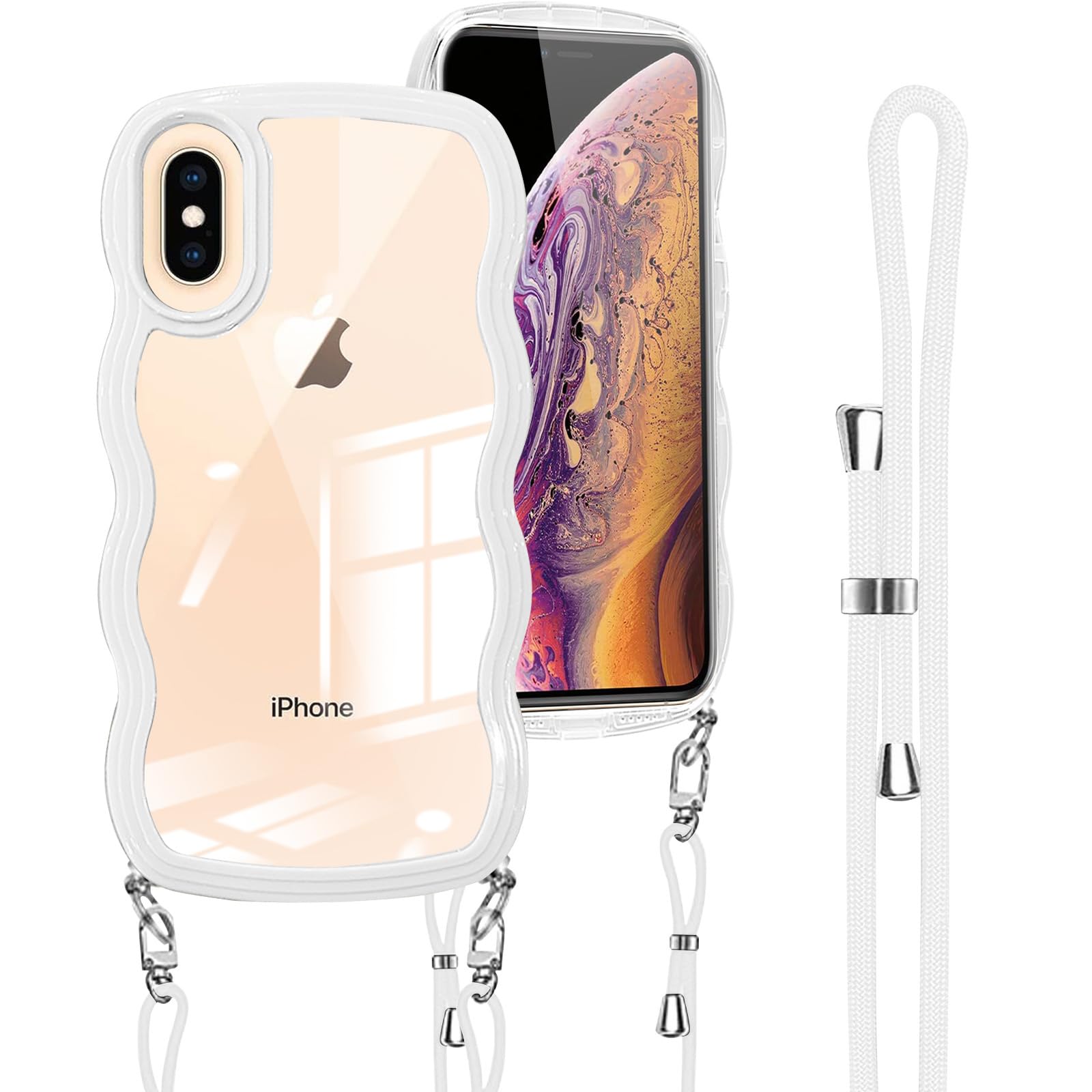 Amazon.co.jp: iPhone XS 用の ケース ショルダー ストラップ iPhone X
