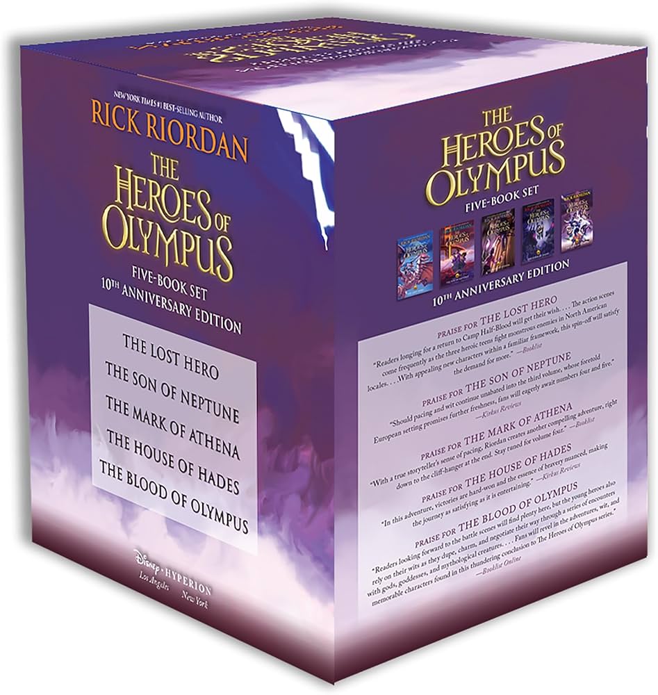Amazon.com: Heroes of Olympus Paperback Boxed Set, The-10th