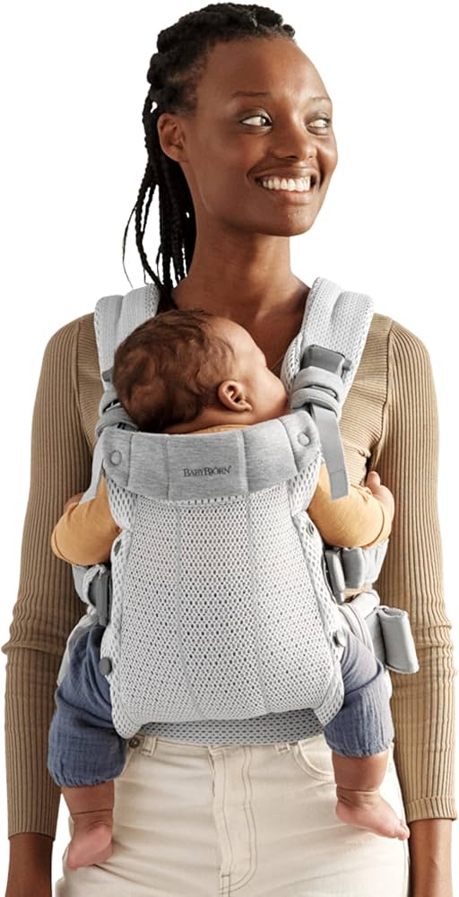 Amazon.com: BabyBjörn Baby Carrier Harmony, Silver, 3D Mesh | 3-in