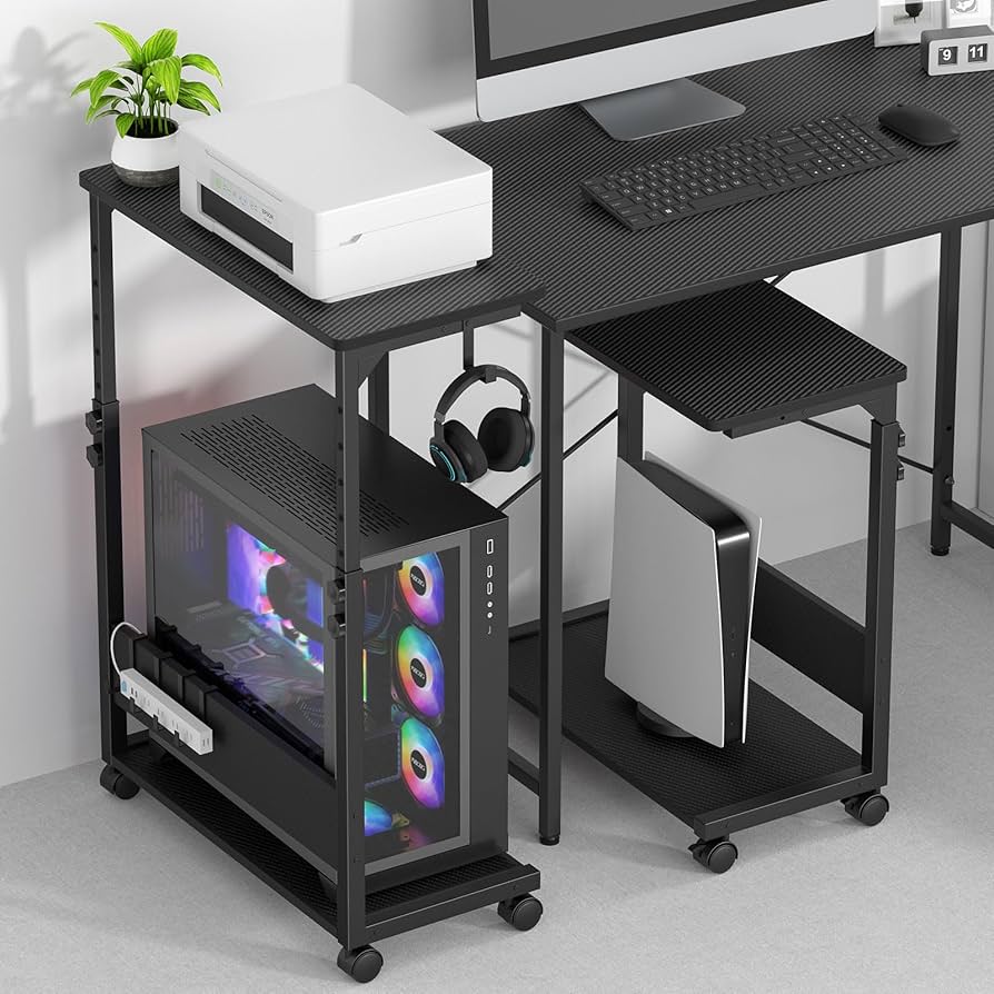 Amazon.co.jp: Holdm pcラック 昇降式 ガレリア ゲーミングpc ワゴン