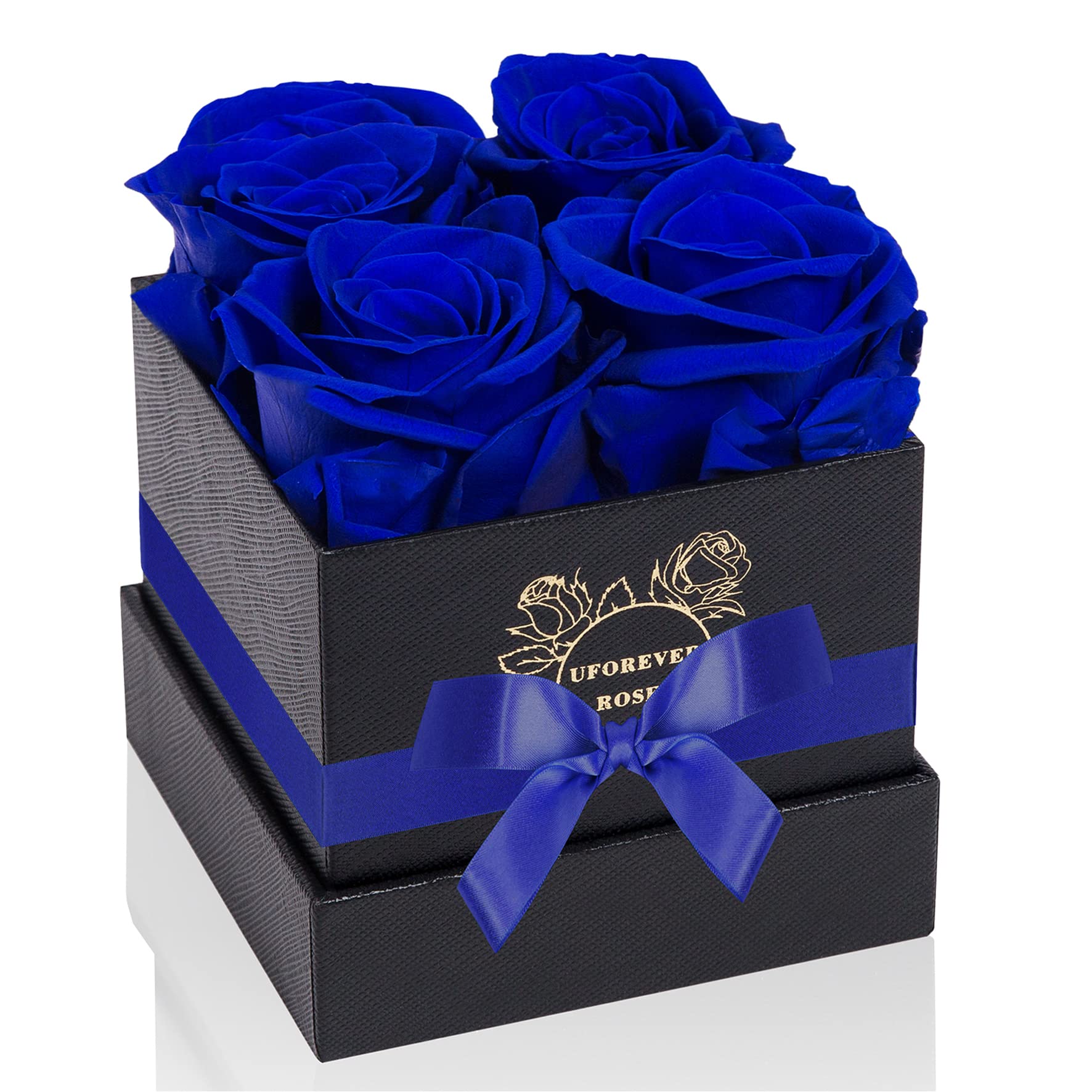 Amazon.com: UFOREVER ROSES 4-Piece Preserved Roses in a Box