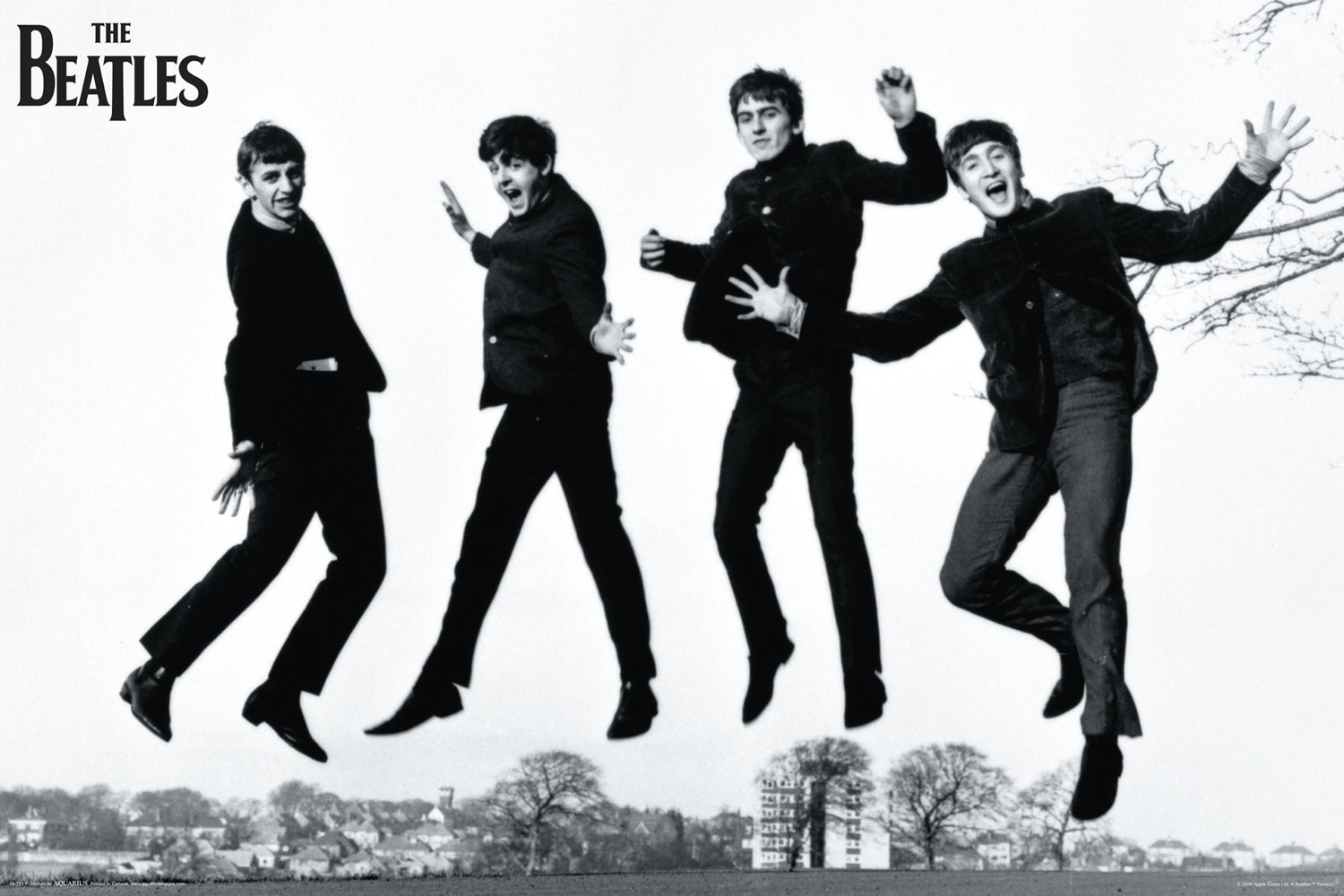 Amazon.co.jp: Poster - The Beatles - Jump Wall Art Licensed Gifts