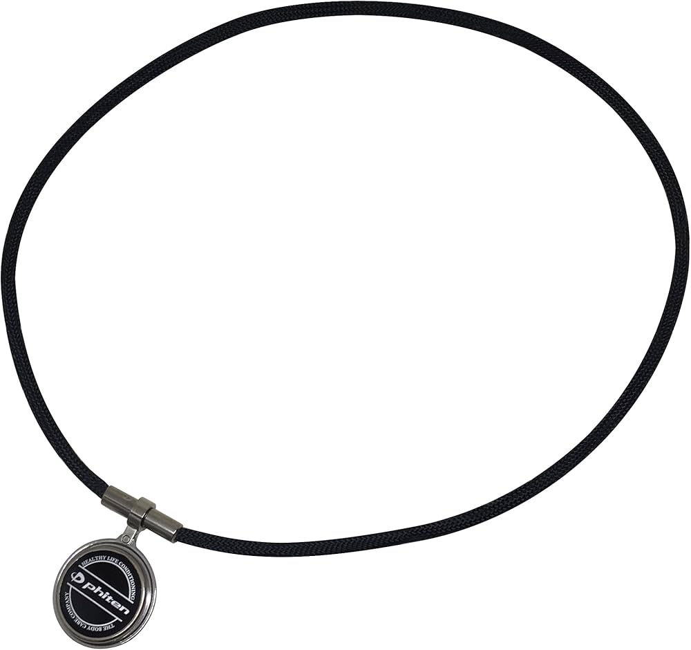 Amazon | ファイテン(phiten) ネックレス RAKUWAネックX100 エンブレム