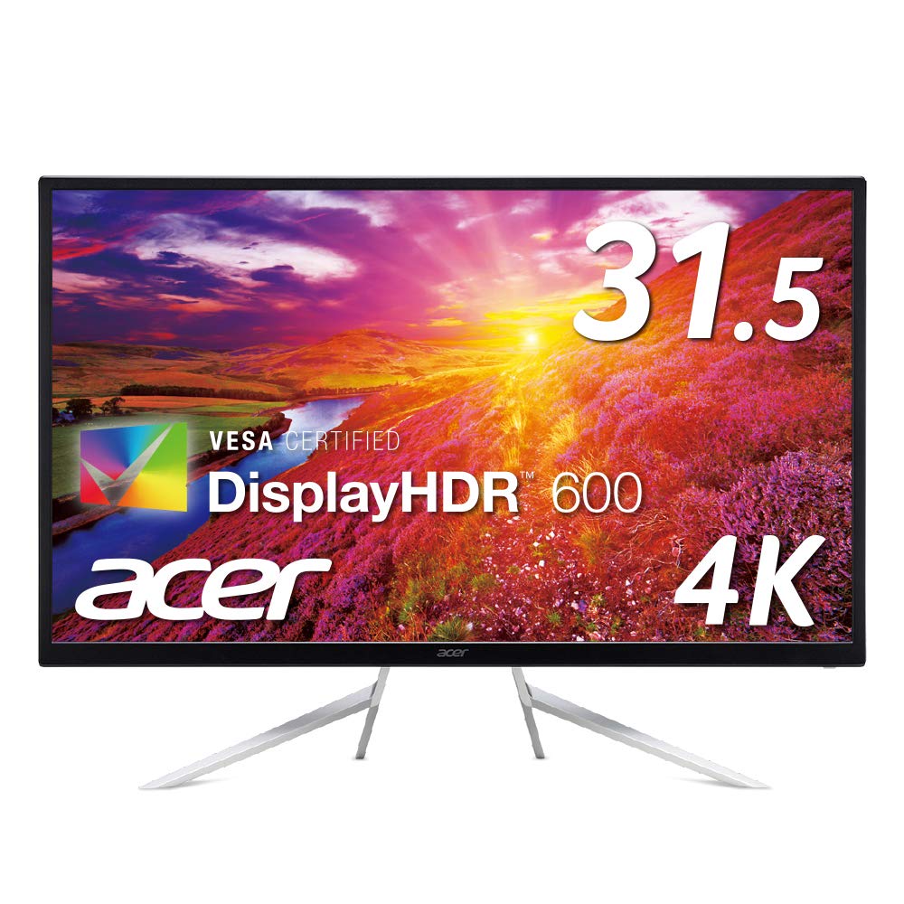 Amazon.co.jp: Acer 4K HDR対応モニター ET322QKCbmiipzx 31.5インチ