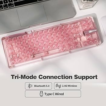 KiiBoom Phantom 68 65% Hot Swappable Crystal Gasket-Mounted