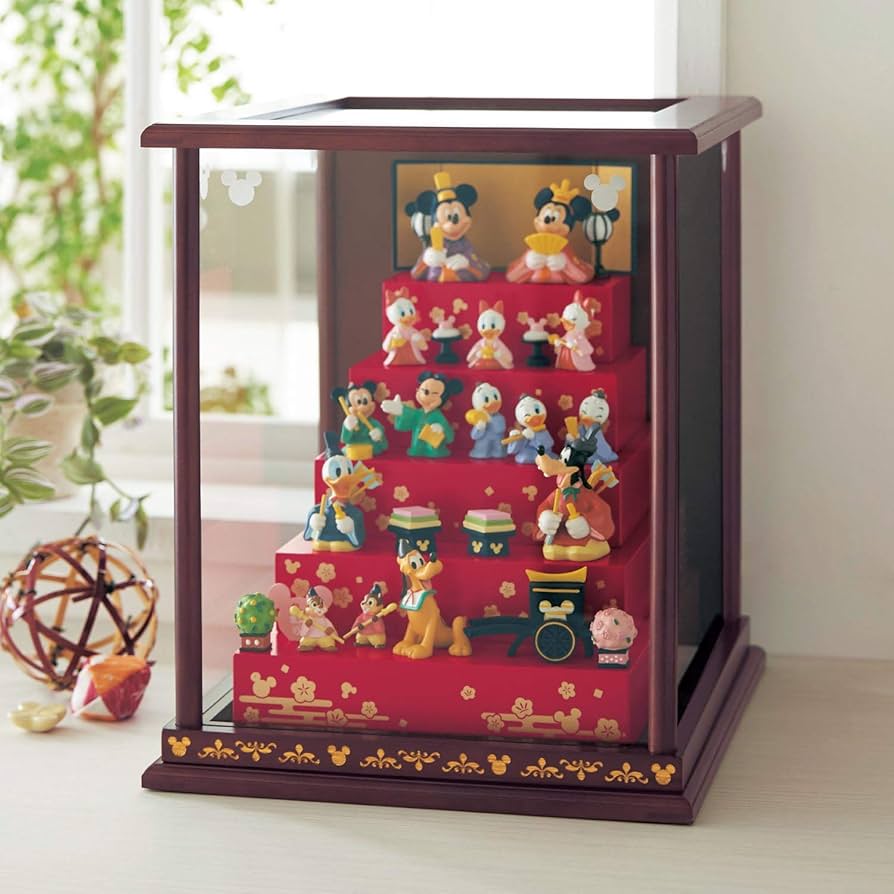 Amazon | [ベルメゾン] ディズニー 段飾り 雛人形 おひなさま フル