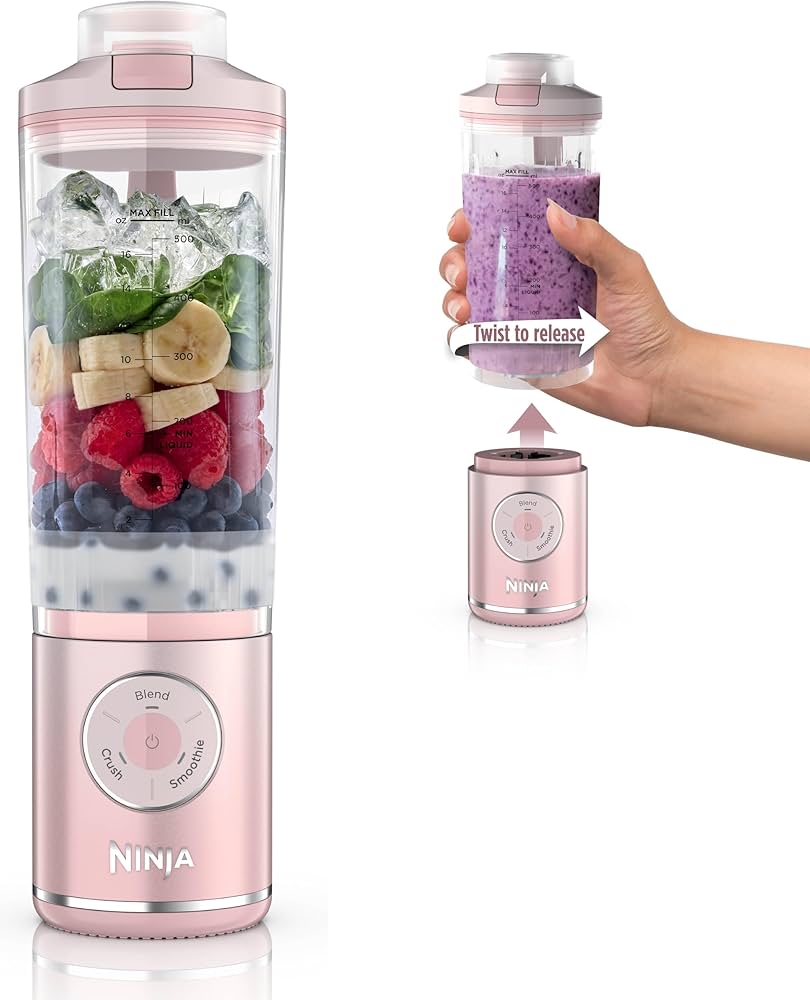 Amazon.com: Ninja Blast Max, Portable Blender + Twist & Go