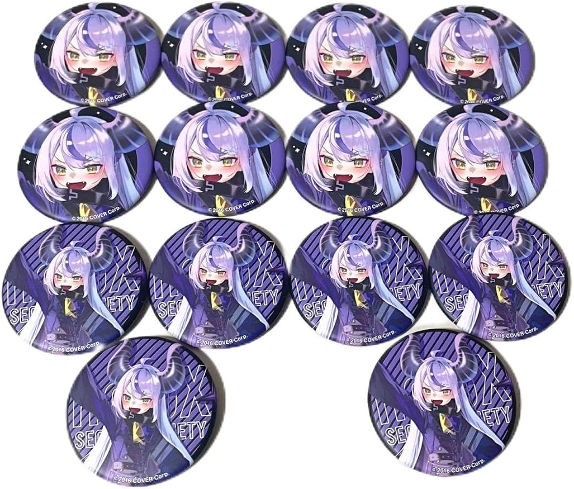 Amazon.co.jp: ホロ ライブ holoX movic ラプラス ダークネス 缶バッジ