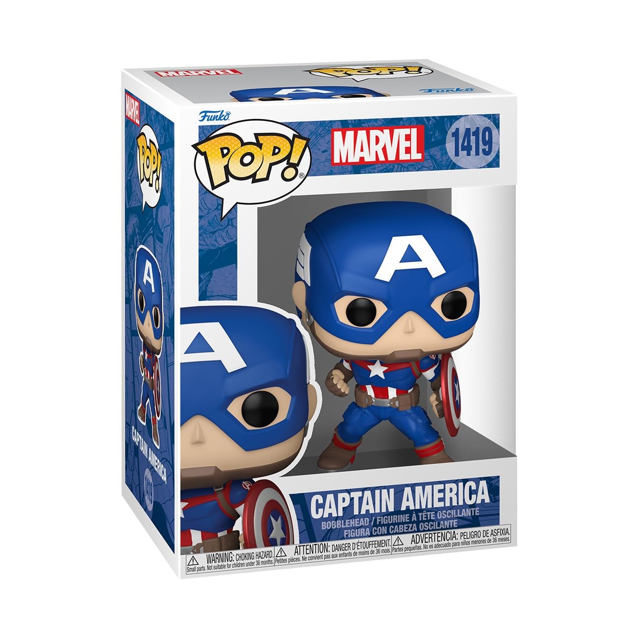 Funko Pop!: Marvel - Captain America, Figures - Amazon Canada