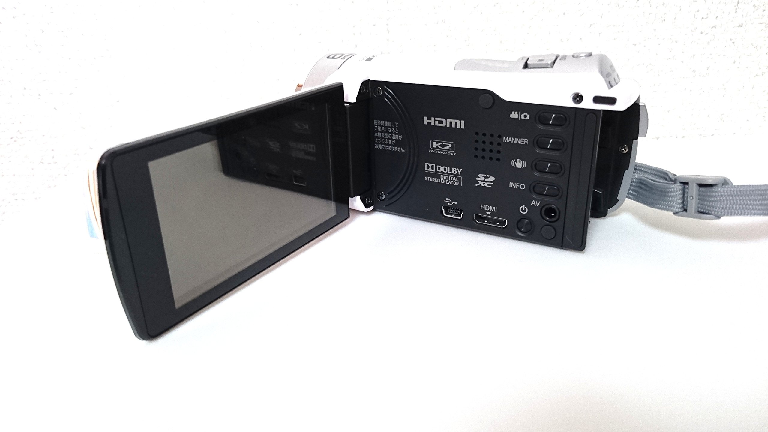 Amazon | JVC ビクター ビデオカメラ Everio エブリオ GZ-HM177-W