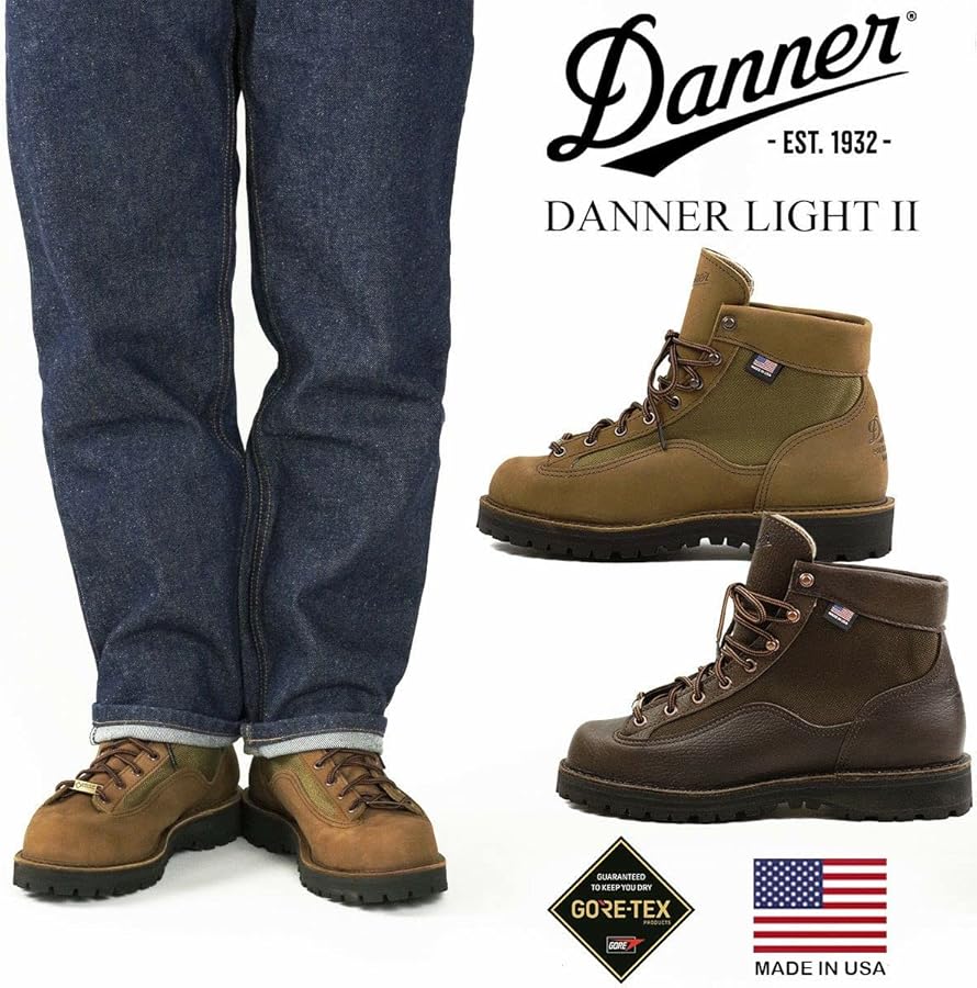 Amazon.co.jp: Danner(ダナー) ダナーライト2 アメリカ製 ブラウン
