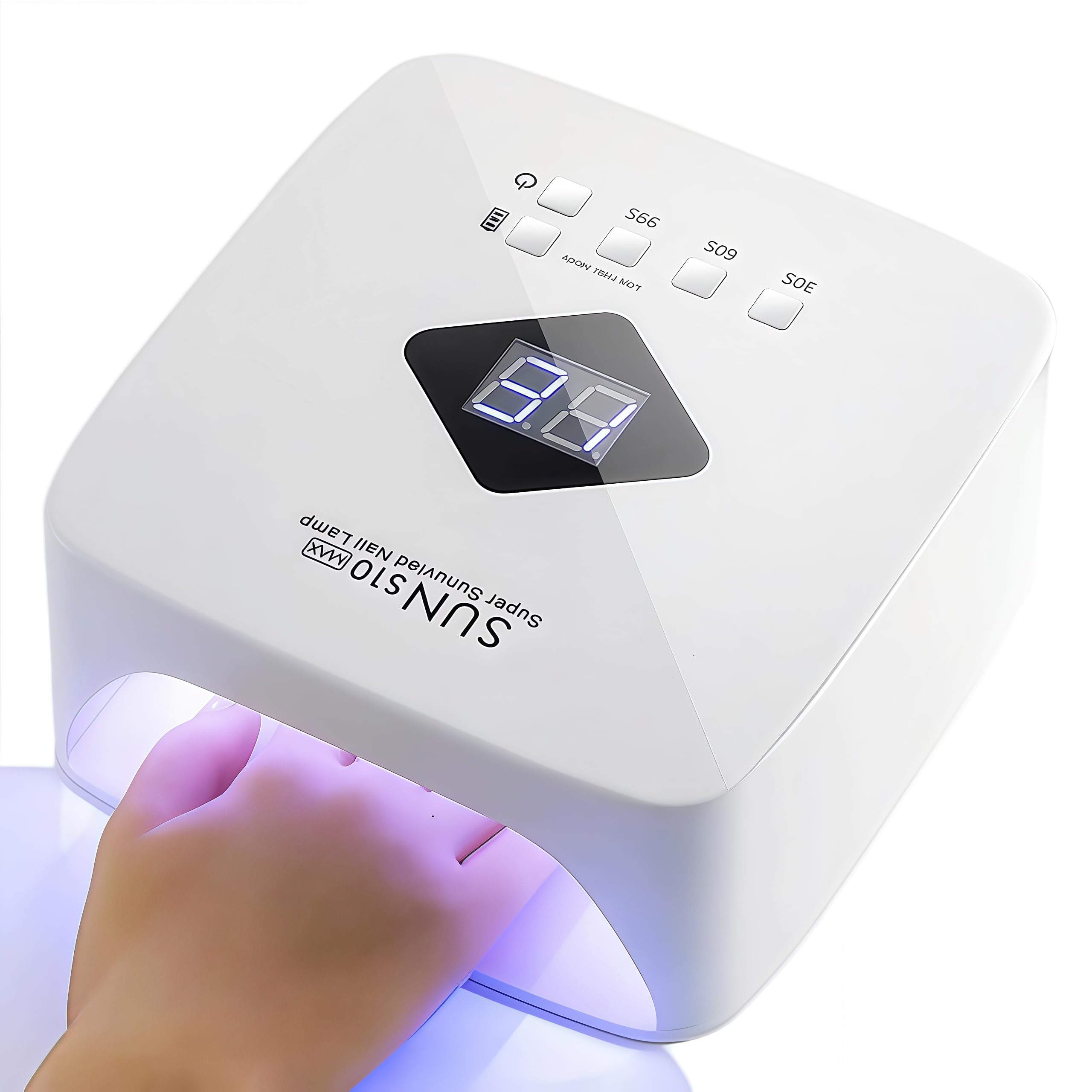 Amazon.co.jp: 【2026最新 充電式ジェルネイル ライト】NUYOLEITY 120W