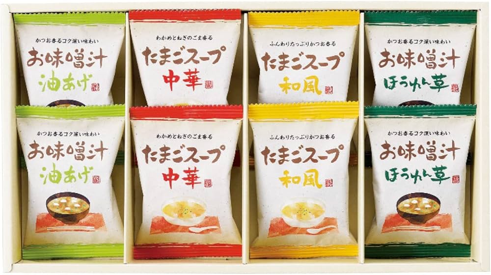 Amazon.co.jp: Freeze-Dried Miso Soup, Soup Assortment X202-02