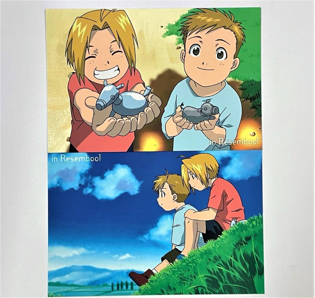 Amazon.co.jp: 鋼の錬金術師 フォトカード 2枚セット エド アル 幼少期