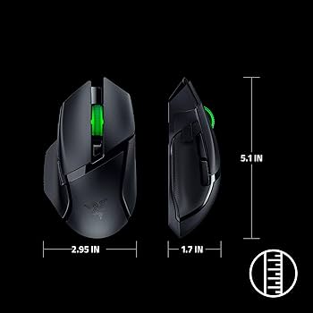 Razer Basilisk V3 X HyperSpeed Wireless Gaming Mouse: Up to 285 Hr