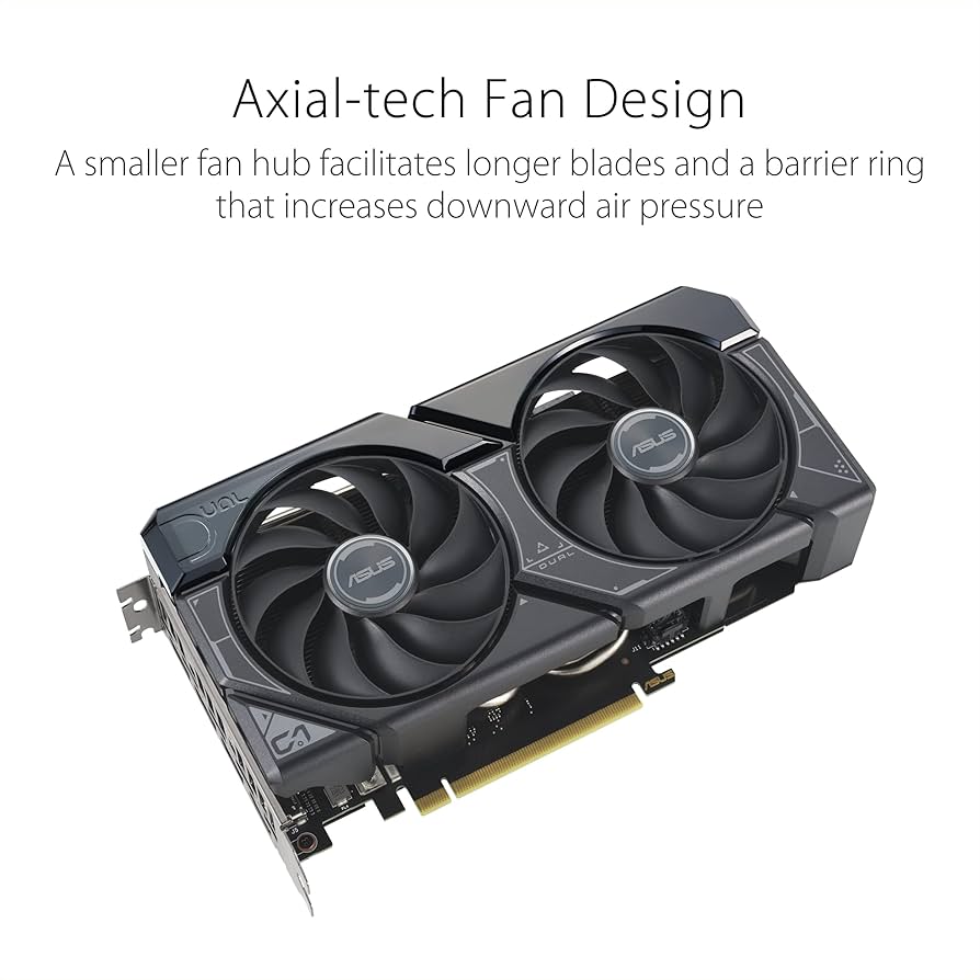 ASUS Dual GeForce RTX 4060 Ti OC Edition 8GB GDDR6 (PCIe 4.0, 8GB