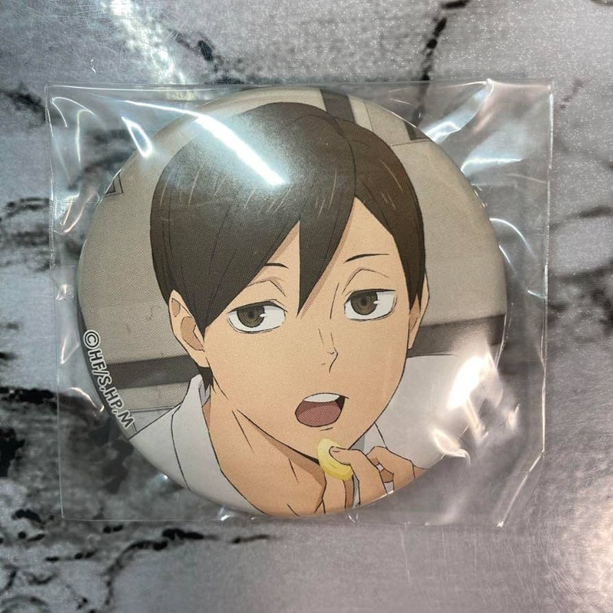 Amazon | ハイキュー いただきます缶バッジ 二口堅治 | バッジ | おもちゃ