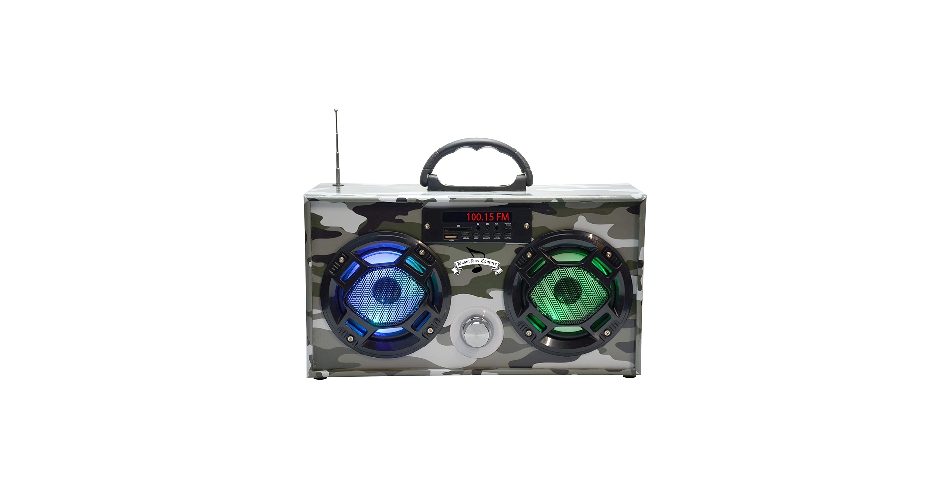 Amazon.com: Wireless Express - Mini Boombox with LED Speakers