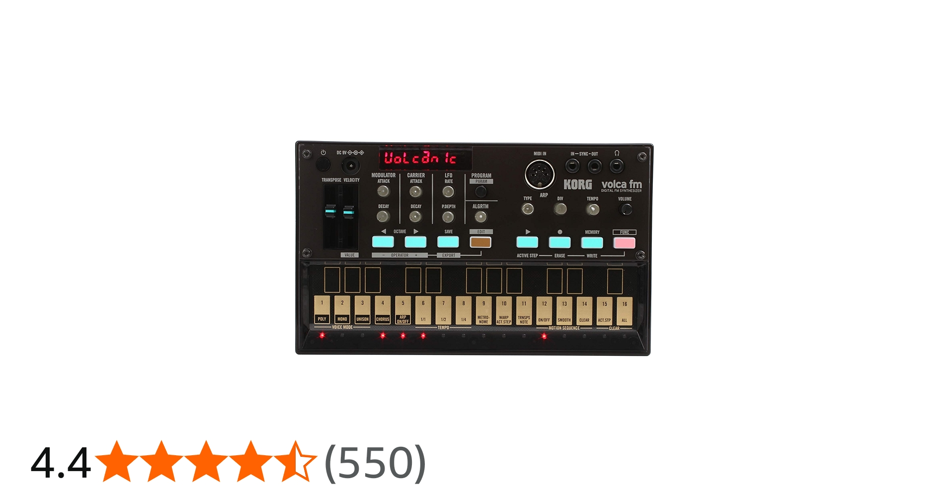 Amazon | KORG(コルグ) デジタル シンセサイザー 16ステップ