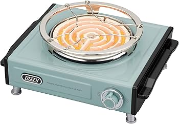 Amazon | 【Toffy/トフィー】 卓上電気こんろ K-SV1 (ペールアクア