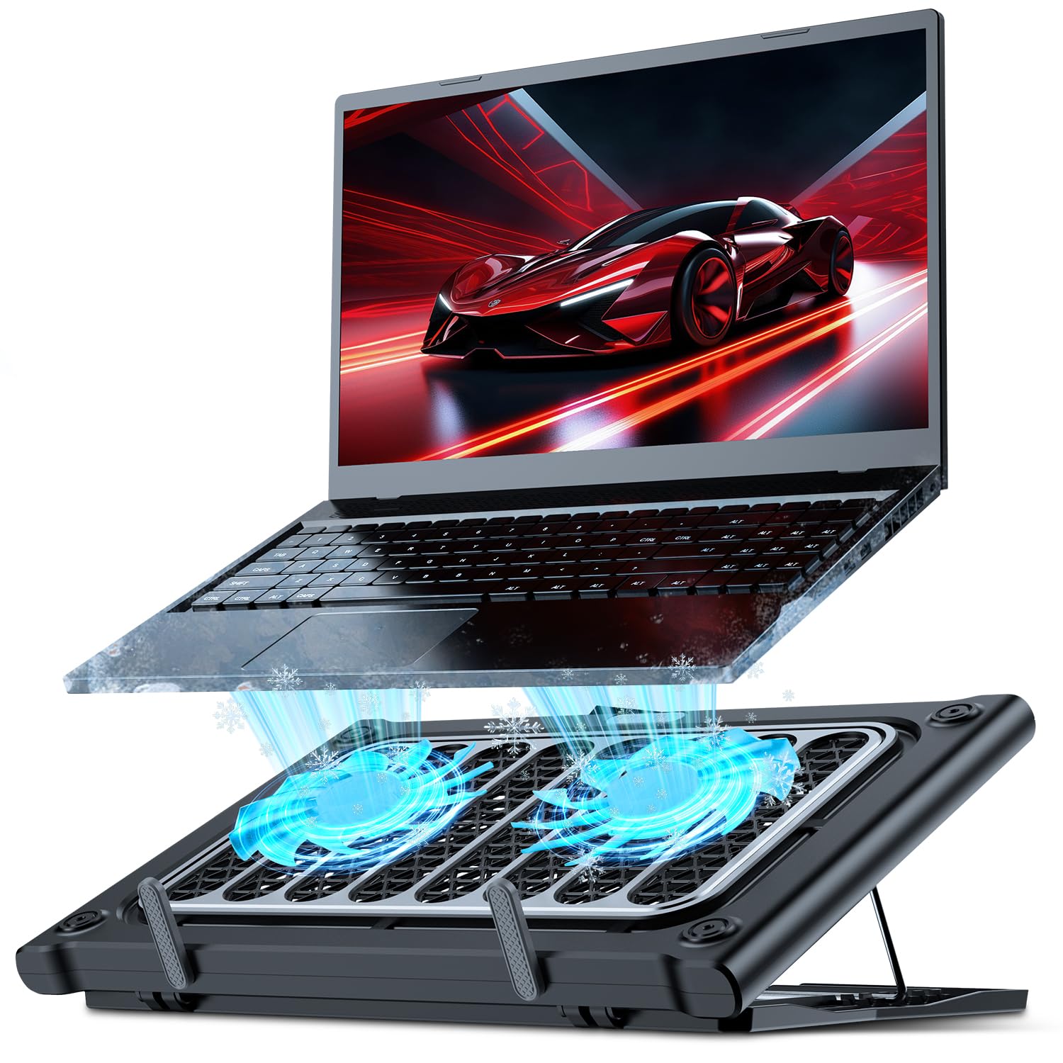 Amazon.co.jp: Zxyceo【2025新登場・最強の大型冷却ファンを2基搭載