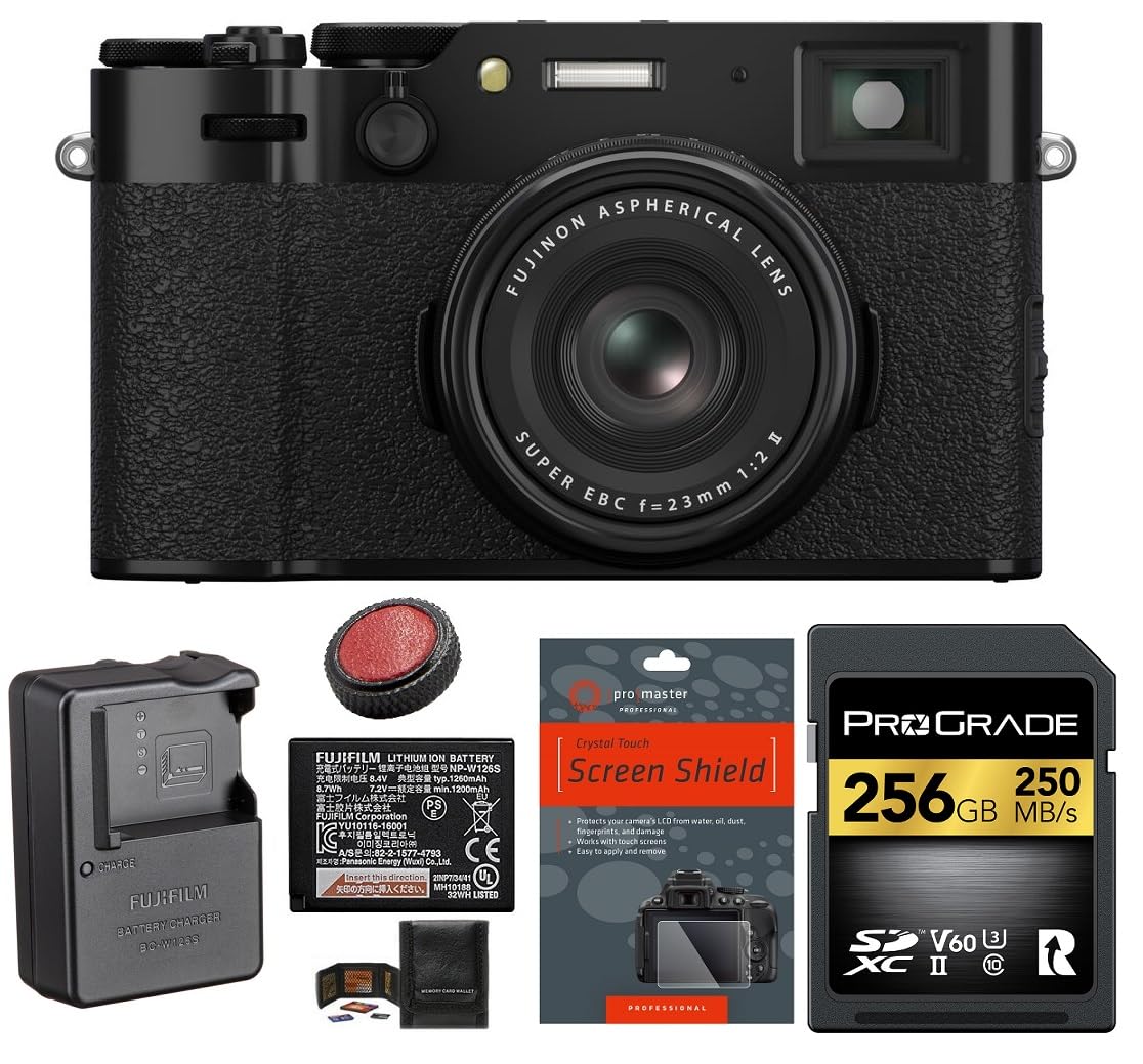 Amazon.com : FUJIFILM X100VI Digital Camera Bundle, Includes