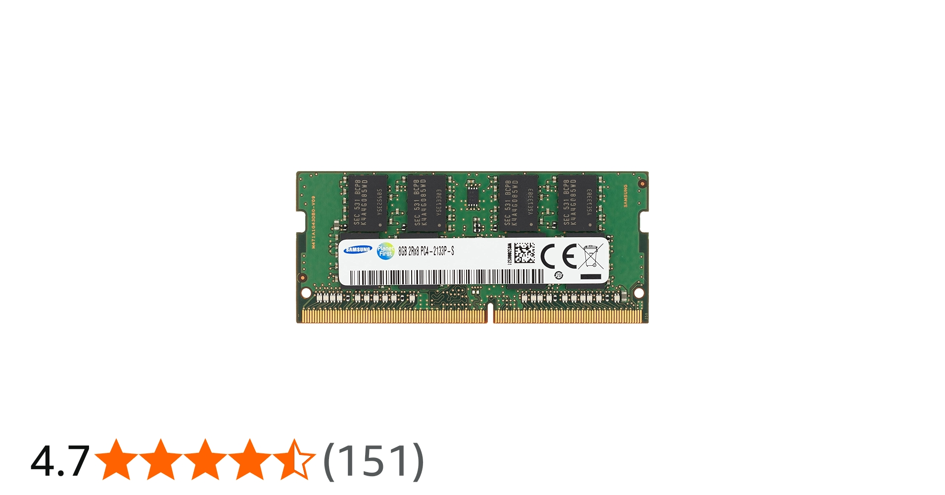 Amazon.co.jp: Samsung 8GB DDR4 2133MHz PC4-17000 (PC4-2133P) CL15