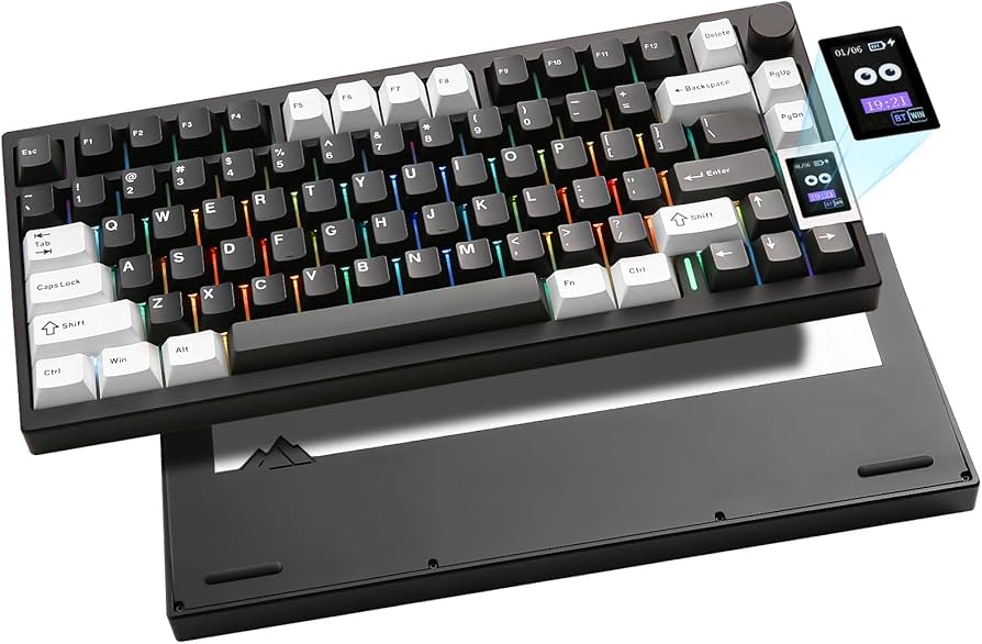 Amazon.com: YUNZII AL80 Wireless Mechanical Keyboard,Full Aluminum