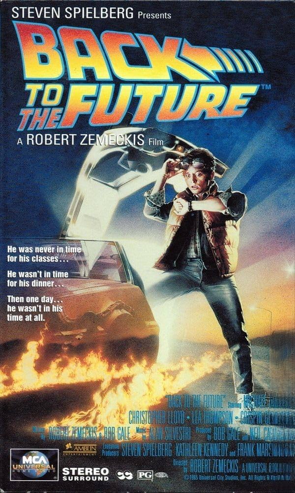 Amazon.com: Back to the Future [VHS] : Fox, Lloyd, Thompson: 電影