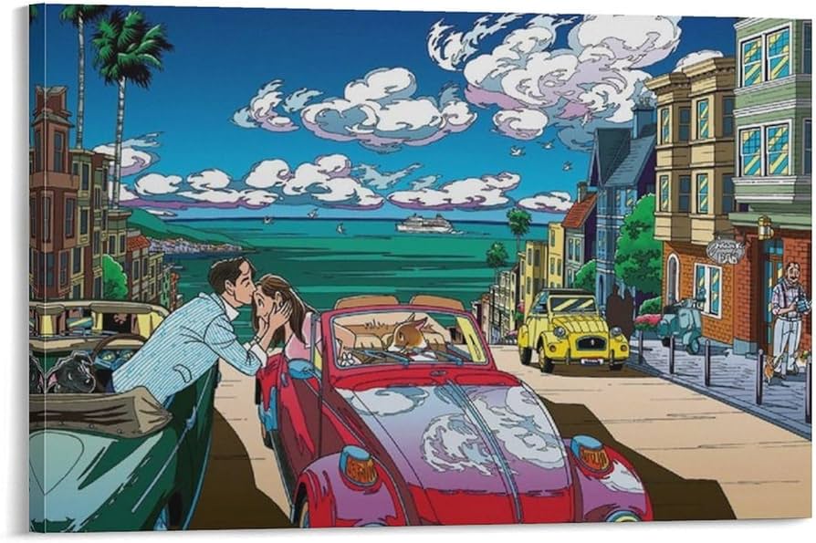 Amazon.co.jp: わたせせいぞう、画家として輝いた時代 プリント