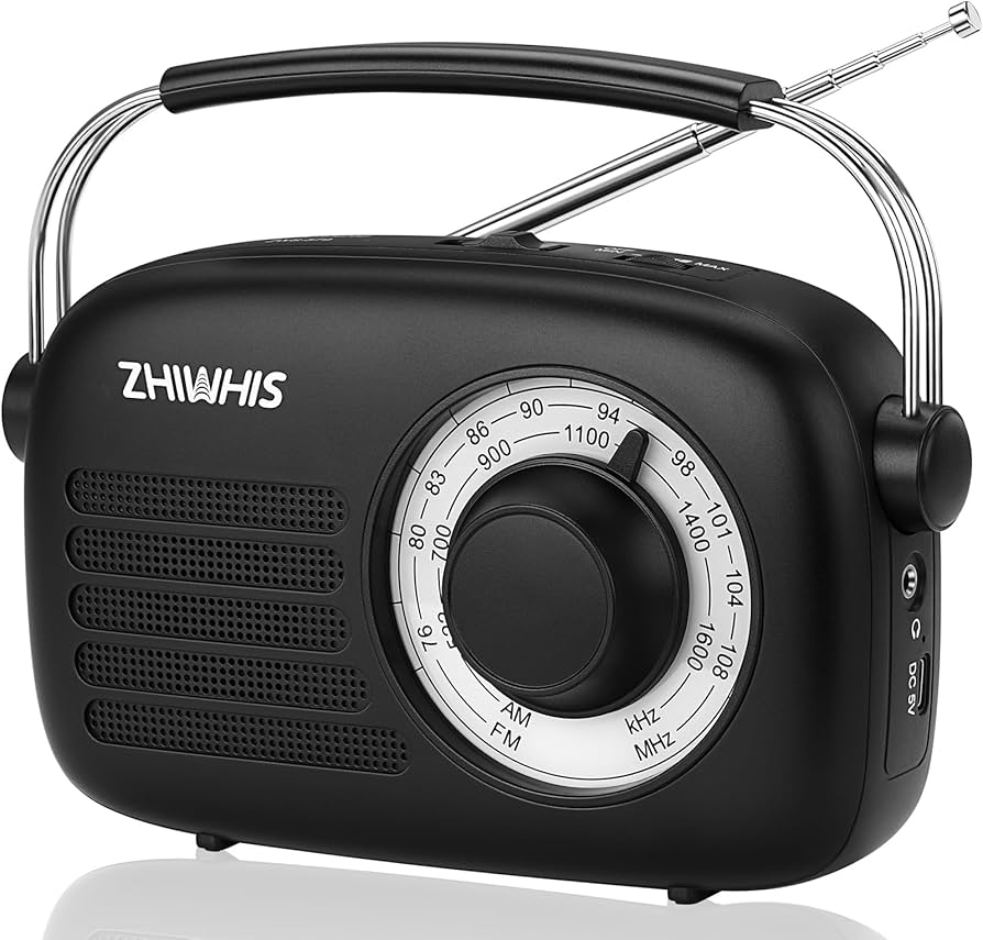 Amazon.co.jp: ZHIWHIS ラジオ FM/AM/ワイドFM対応 卓上ポータブルDSP