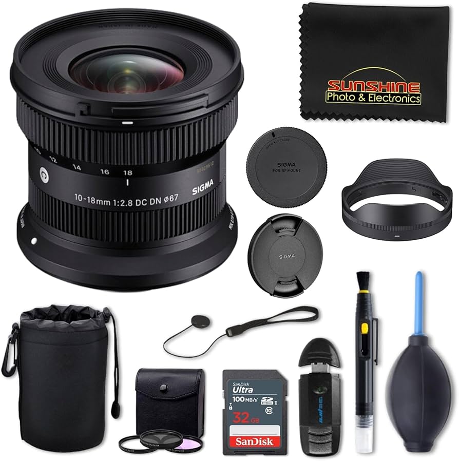 Amazon.com : Sigma 10-18mm f2.8 DC DN Contemporary Lens for Sony E