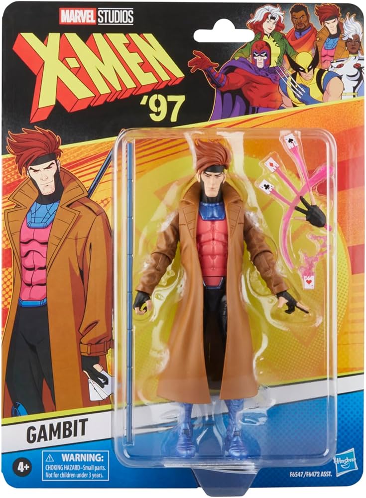 Amazon.com: Marvel Legends Series Gambit, X-Men '97 Collectible 6