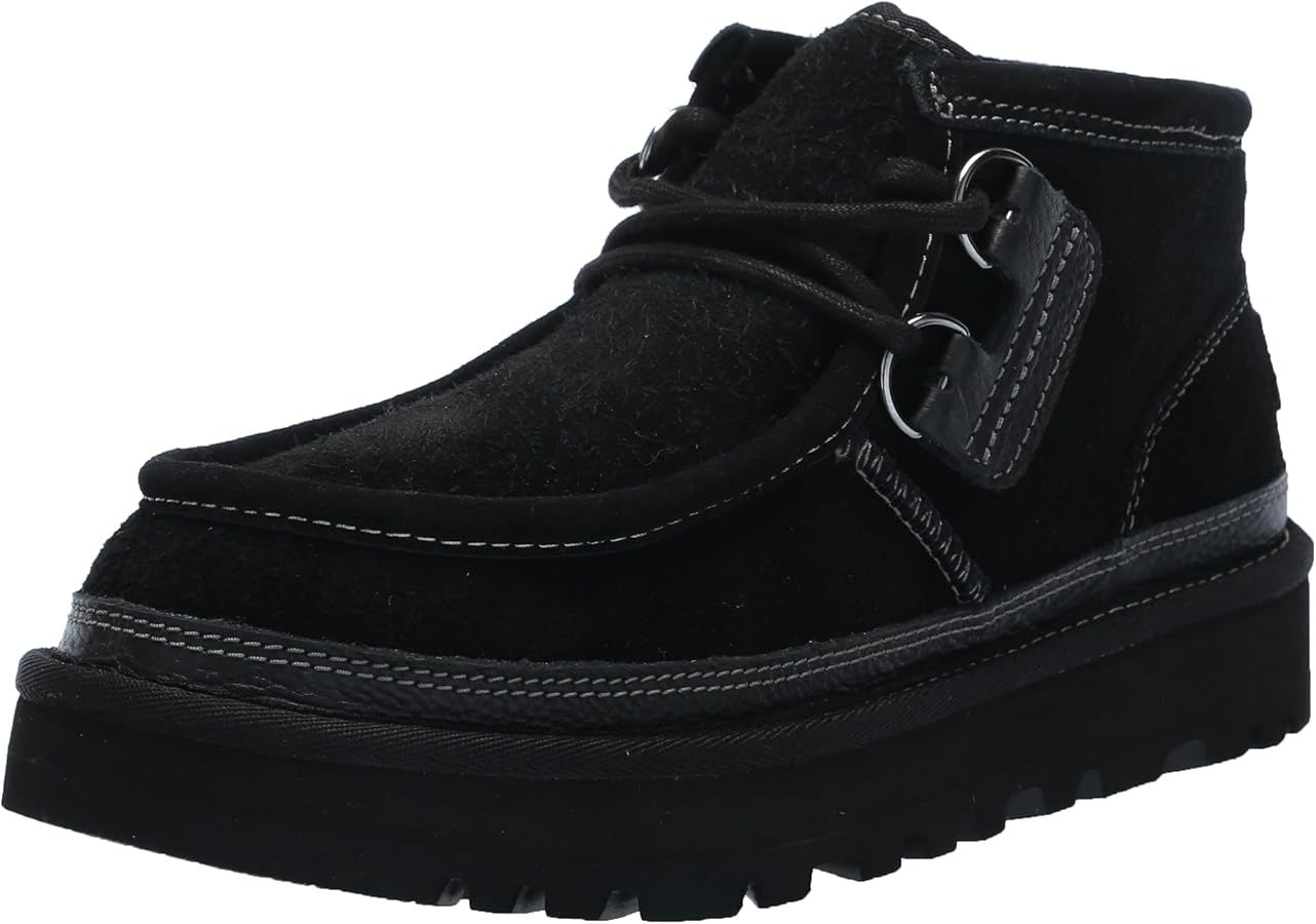 Amazon.co.jp: UGG メンズ Hayden Moc モカシン, ブラック, 4
