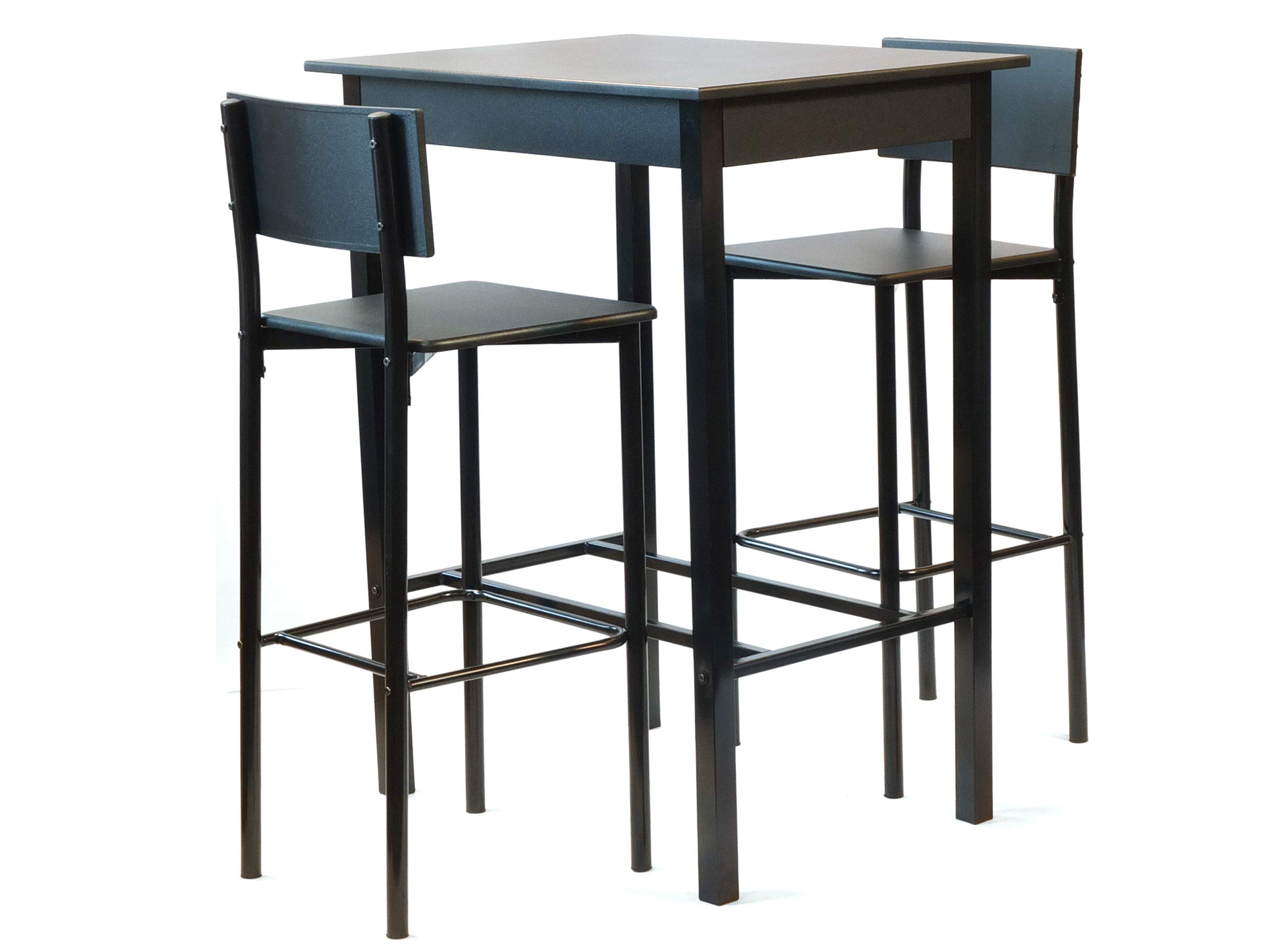 Amazon.co.jp: ハイテーブル チェア 3点セット ハイテーブルセット