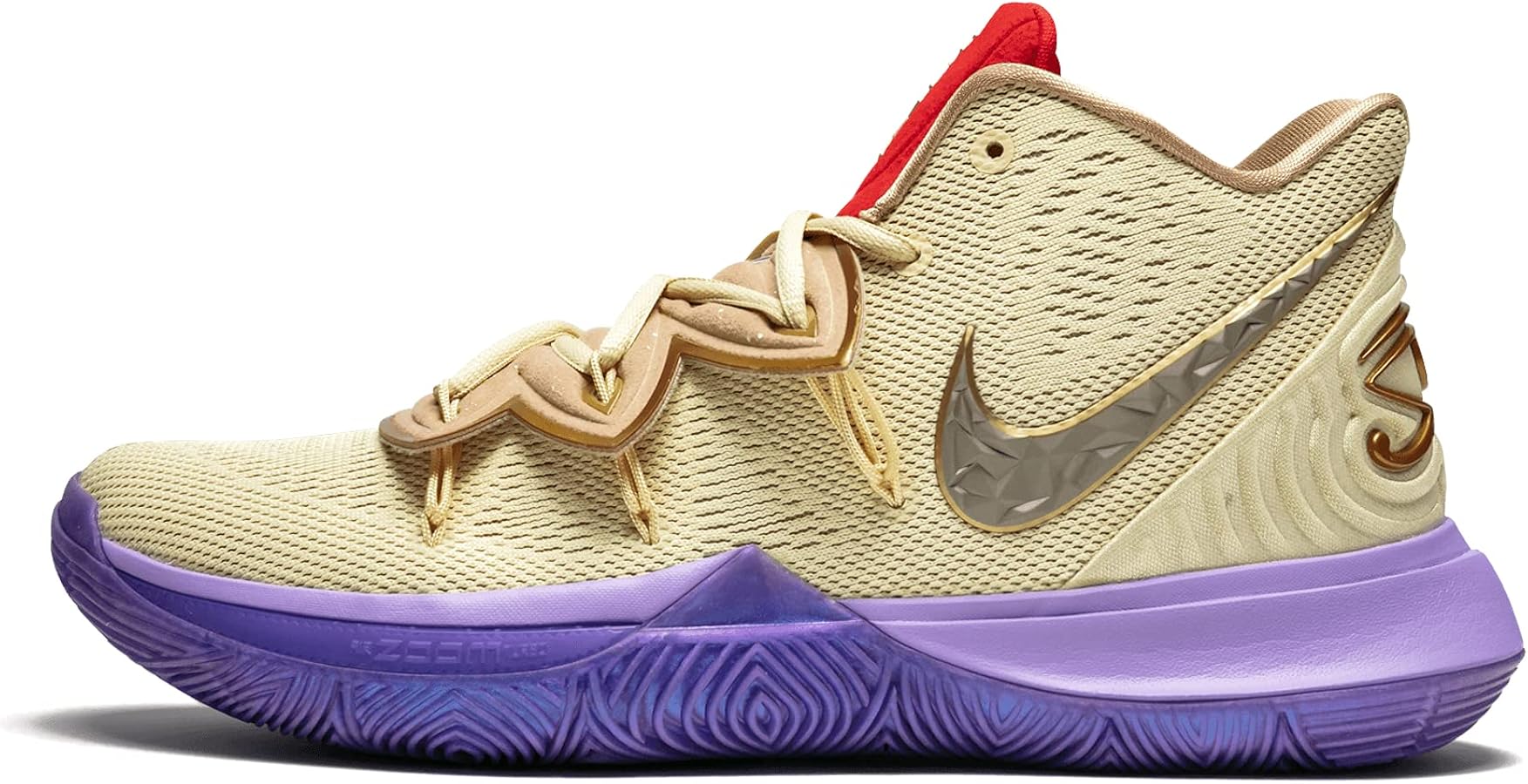 カイリー5 Nike Kyrie 5 ベージュ/パープル バスケットシューズ Nike