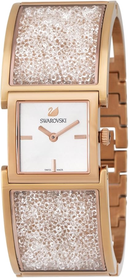 Amazon.co.jp: スワロフスキー クリスタルラインパヴェバングル