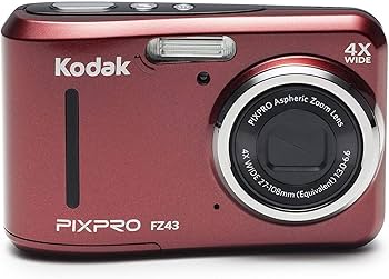 Amazon | Kodak PIXPRO Friendly Zoom FZ43 16 MP Digital Camera with