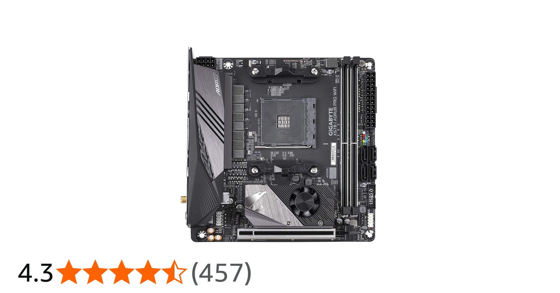 Amazon | Gigabyte I Aorus Pro AMD X570 AM4 Mini ITX DDR4-SDRAM