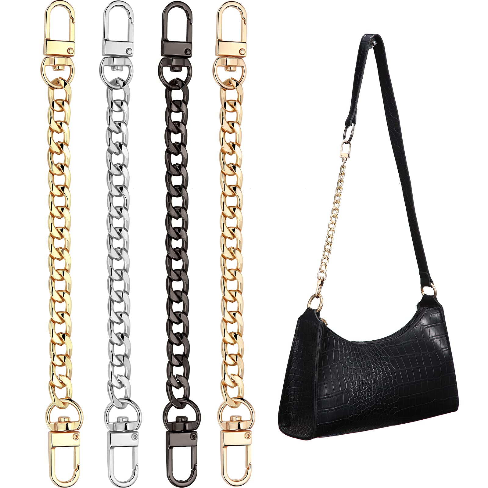 Amazon.com: WILLBOND 4 Pcs Purse Chain Strap Mini Purse Extender