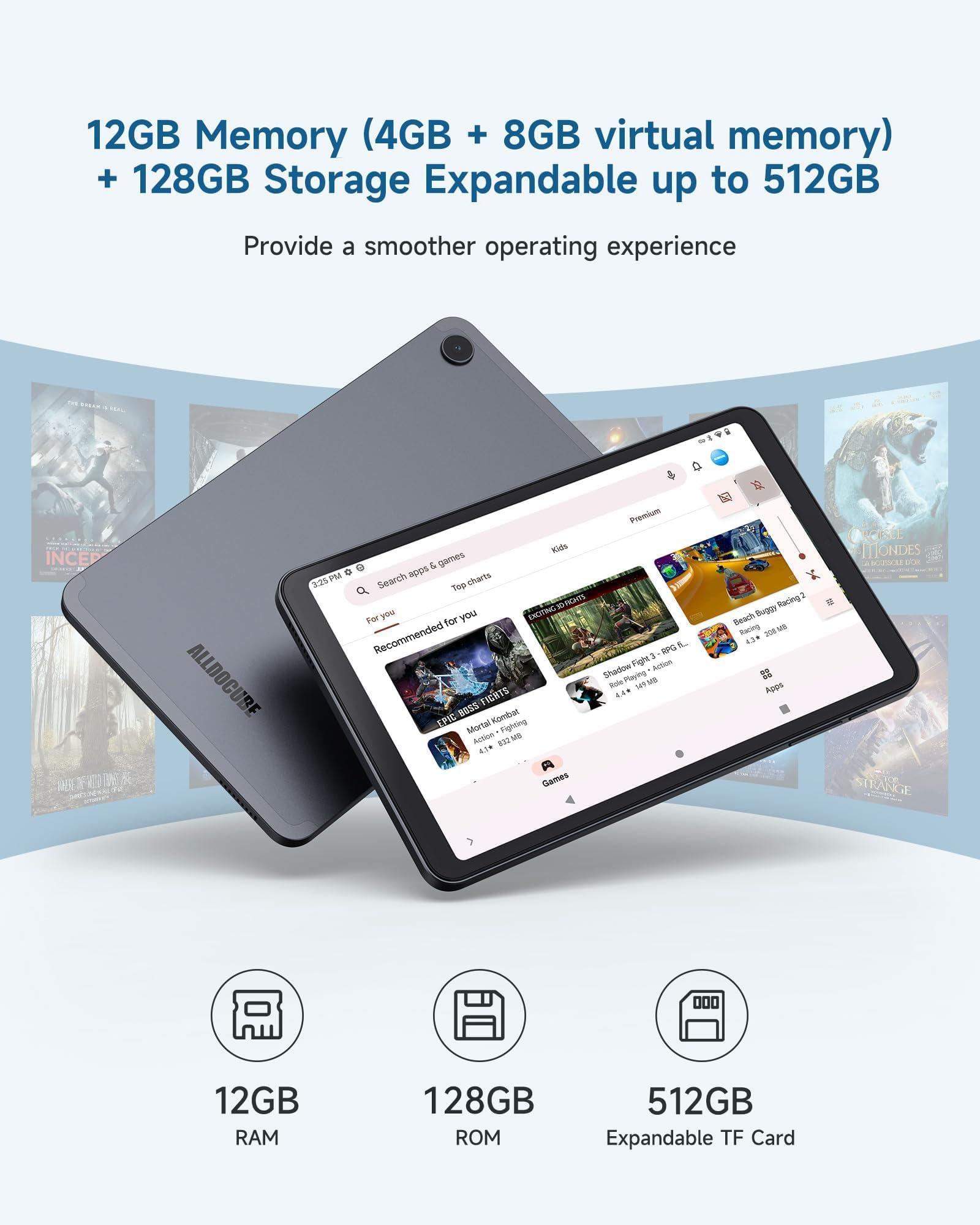 Amazon.com : ALLDOCUBE 8.4 inch Tablet iPlay50 Mini NFE, Widevine