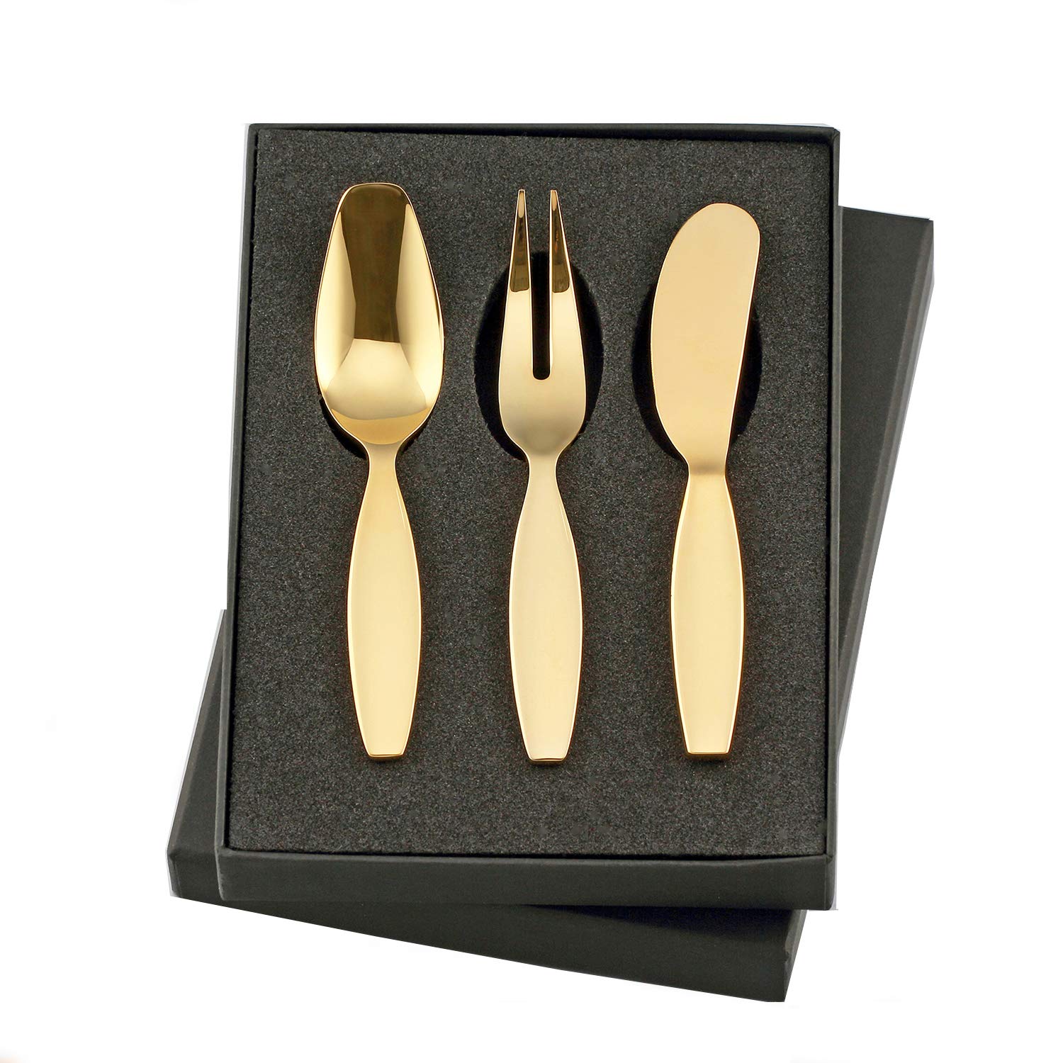 Amazon｜ラッキーウッド(Luckywood) カトラリーセット ゴールド