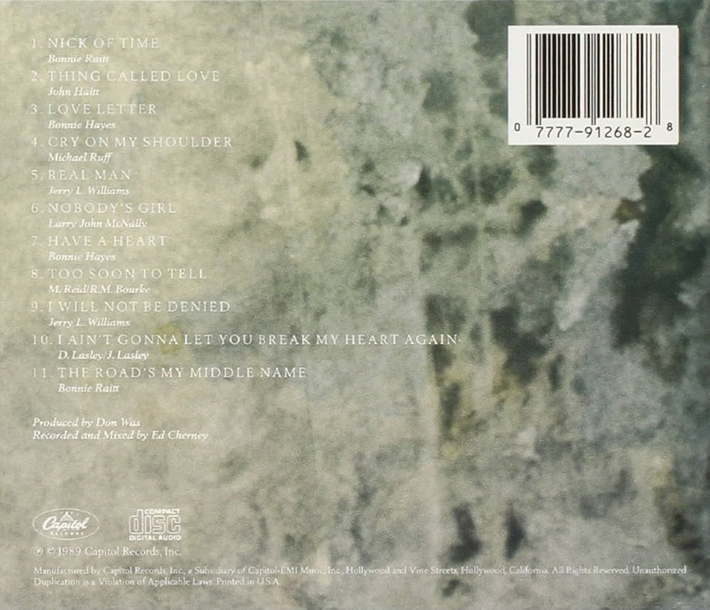 Bonnie Raitt - Nick Of Time - Amazon.com Music