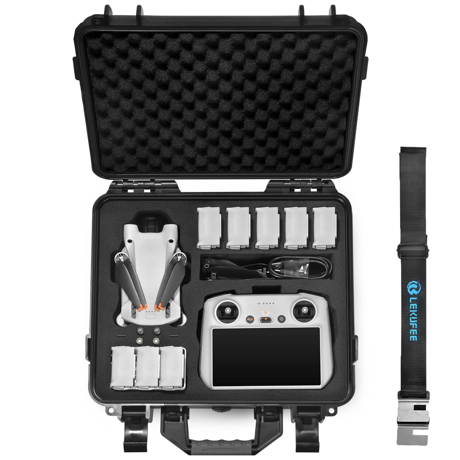 Amazon.com: Lekufee Waterproof Hard Case for DJI Mini 4 Pro,Mini 3