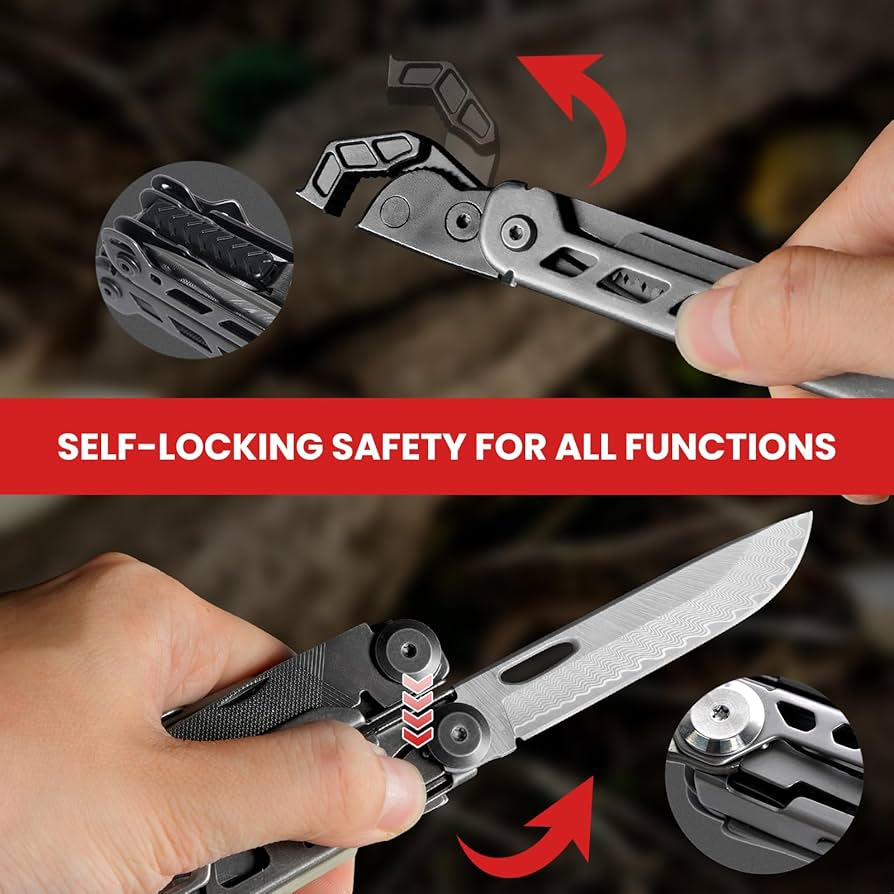 Amazon.com: WOBANK Multitool, 16-in-1 Stainless Steel Multi Tool