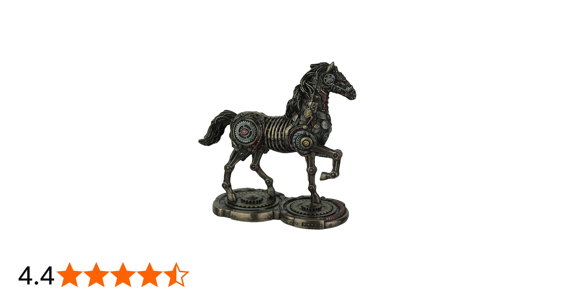 Amazon.co.jp: ヴェロネーゼデザイン 9 1/2インチ スチームパンク 馬