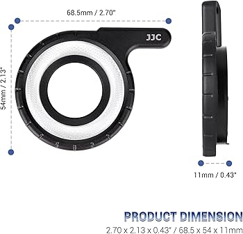 Amazon | JJC LEDライトガイドリング Olympus Tough TG-7 TG7 TG-6 TG6