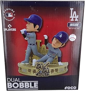 Amazon.co.jp: 大谷翔平 ドジャース バブルヘッド人形, 50/50記念